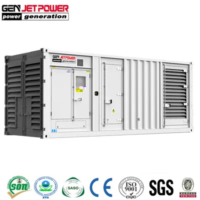 Mitsubishi Generator S12r-Pta-C Motor Container Tipo silencioso 1MW 1250kVA