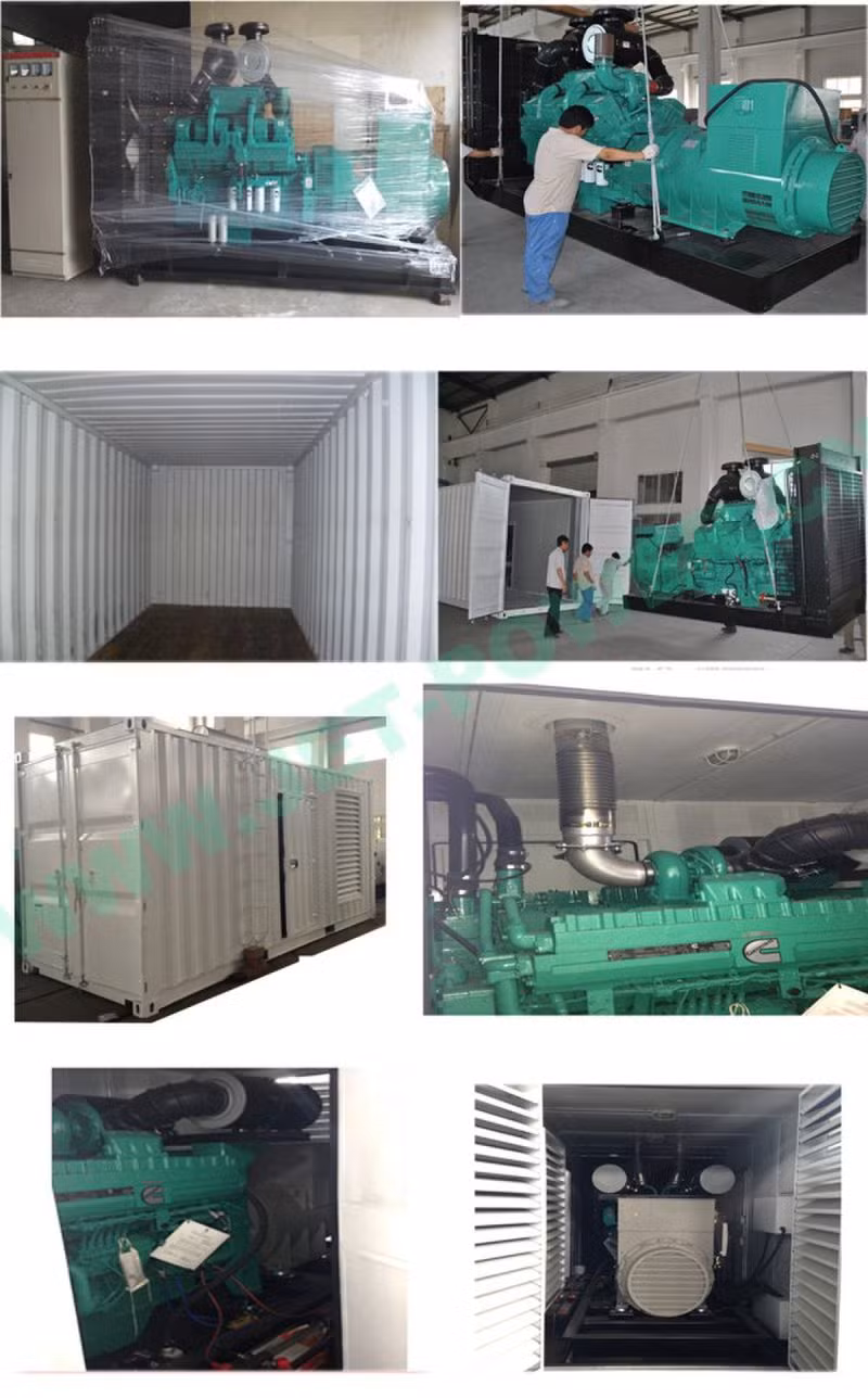 Best Selling Cummins Brand Silent Type Generator 1MW/100kw/125kVA Three Phase Diesel Generator for Sale