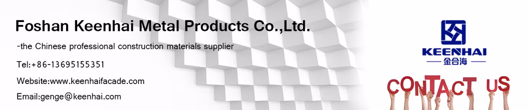 Interior Decorative Color Coated Aluminum Decorative Wall Cladding (KH-SSWC082)