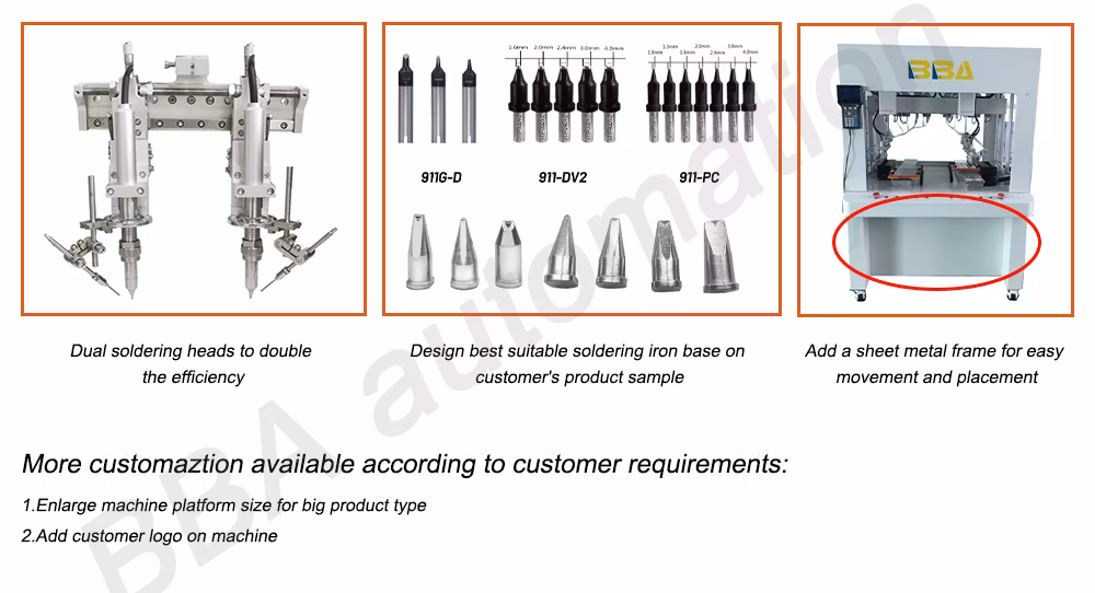 Bba Long Service Life Automatic Soldering Machine Full Automated Automatic Feed Soldering Iron Machinery Industrial Welding Equipment Robotic Soldering Systems