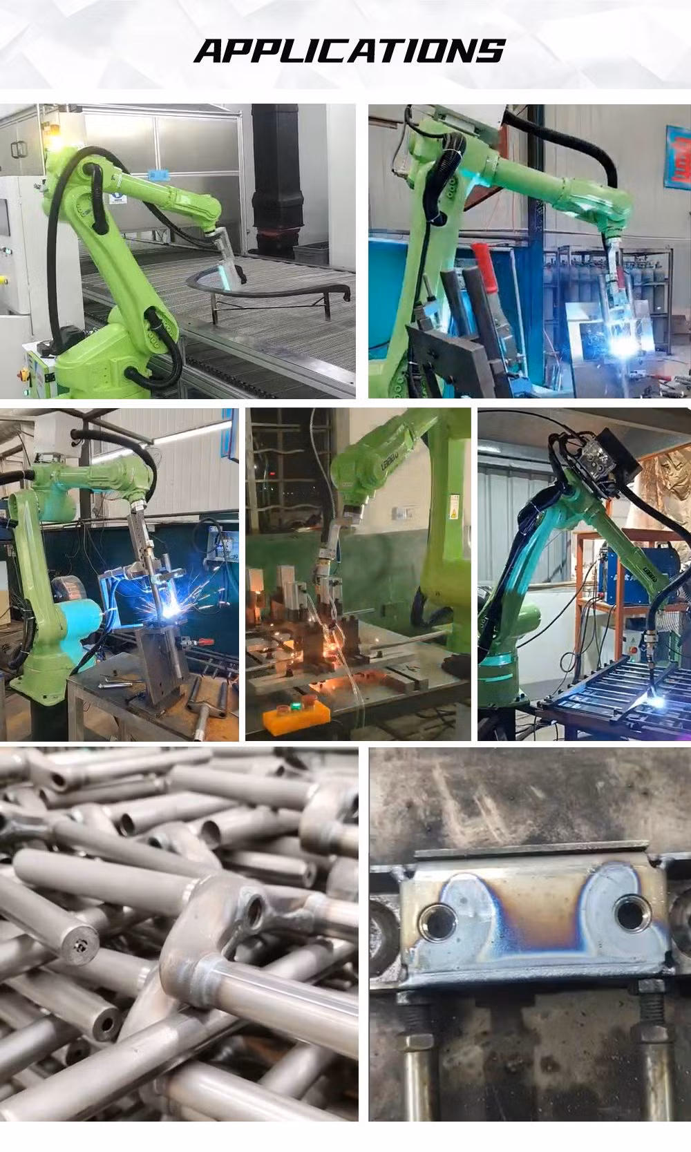Automation Industrial High Quality 6 Axis TIG Mag MIG Welding Robot Arm