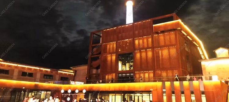 Laser Cutting Cladding Building Material Corten Steel Wall Panel