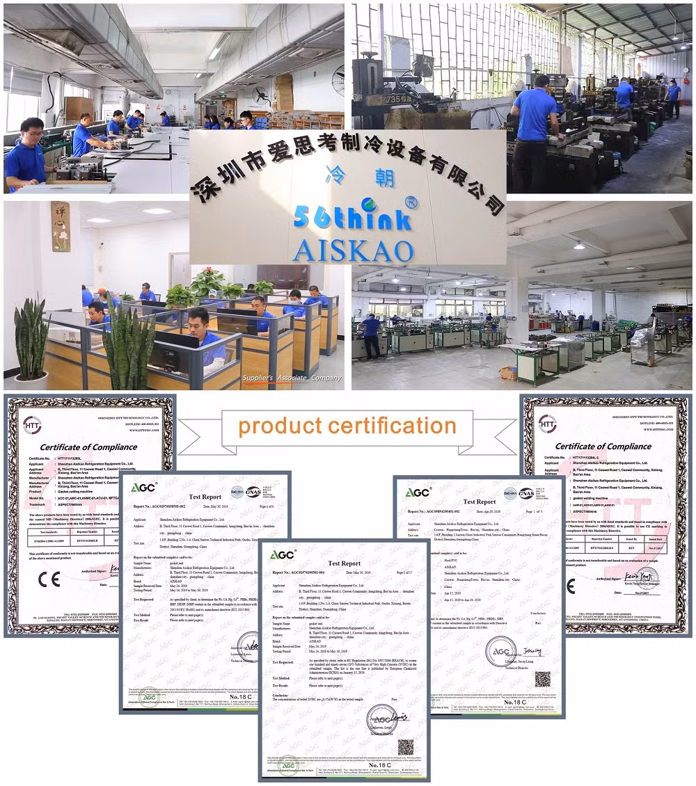 China Wholesale Powerful Cold Chamber Fridge Rubber Seal Refrigerator Door Gasket Welding Machine Joining Unit
