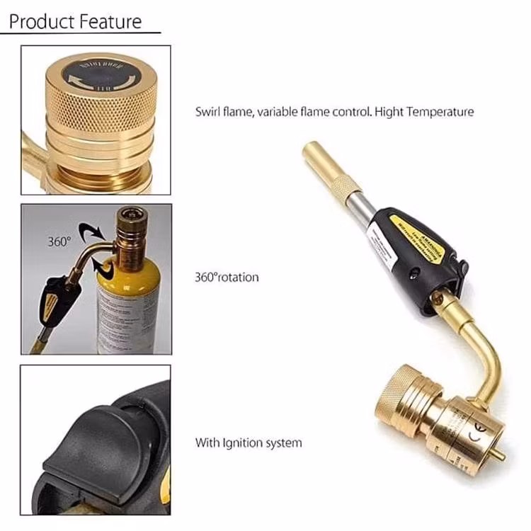 Refrigeration Spare Parts, Tools, Hand Torch Mapp Gas Welding Torch