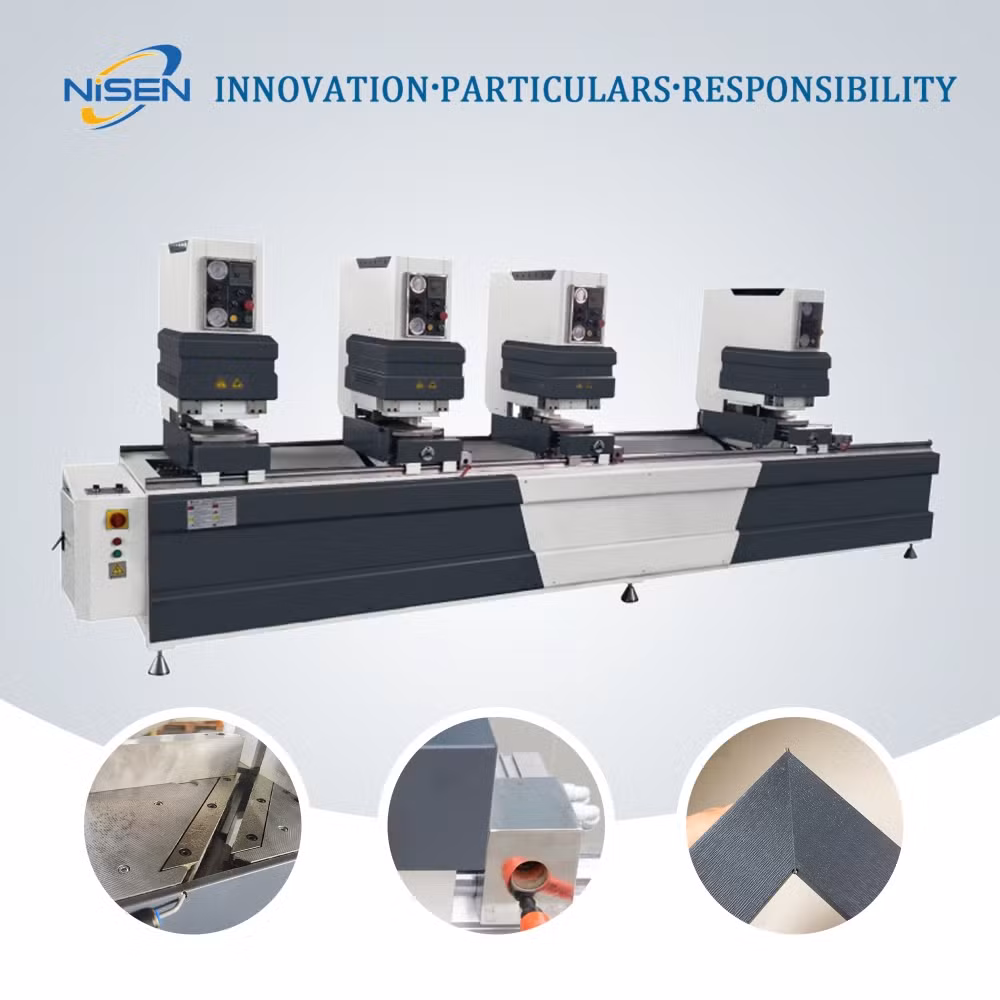 Cutting Machinery Window Frame Milling Aluminum UPVC Cutter CNC Double Head Precision Cutting Saw Ljz2s-550*4200-CNC