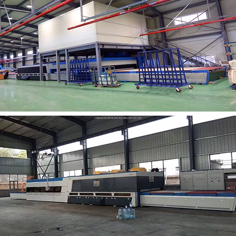 Horizontal Rollers Hearth Continous Forced Convection Flat Glass Tempering Furnace Machine