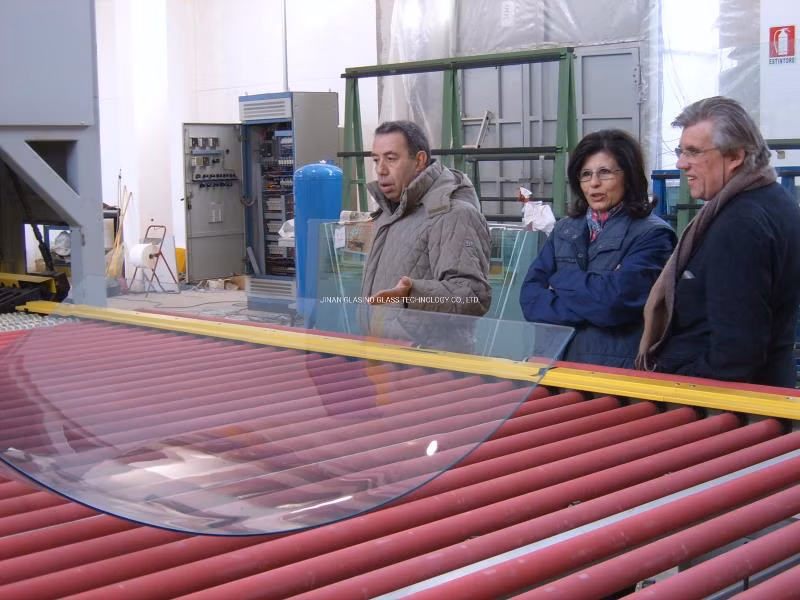 Horizontal Rollers Hearth Continous Forced Convection Flat Glass Tempering Furnace Machine