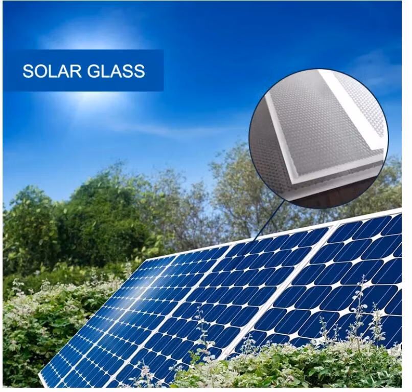 Professional Production Used in The Construction Industry Super Transparent Solar Glass