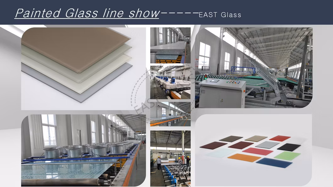Building Glass Construction Glass Ceramic Silkscreen Tempered Printed Glass Door Colorful/Decorative Colored Glass