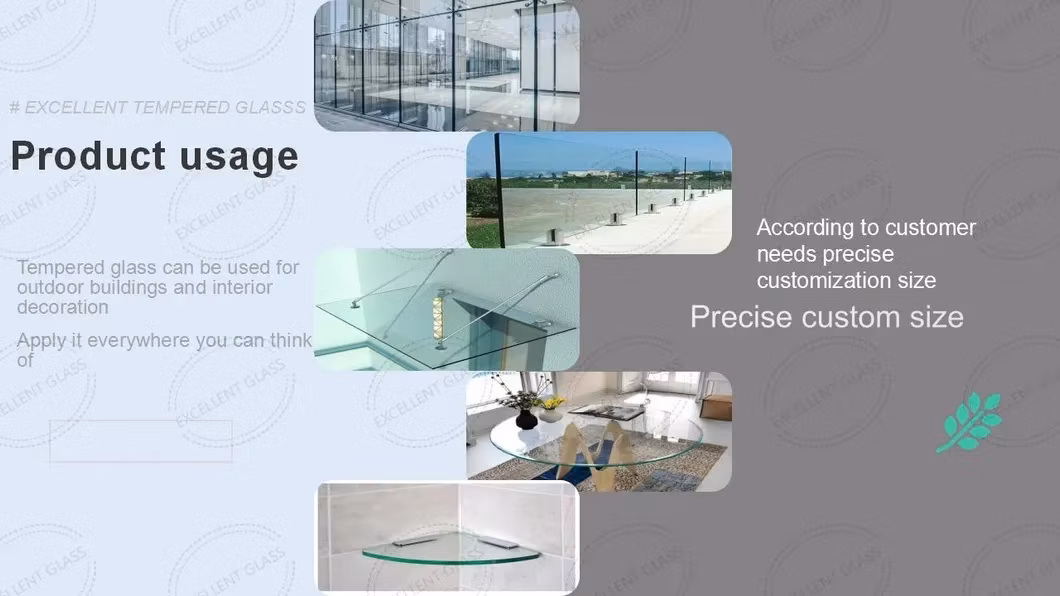 Toughened/Tempered/Laminated Fiba Certificate Ceramic Fritted Backboard Glass