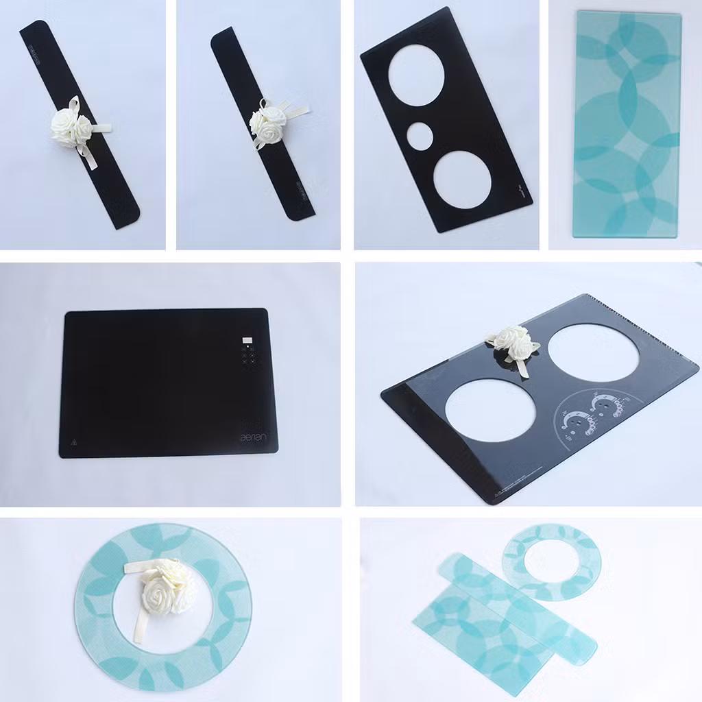 Factory Heat Resistance Gas Stove Glass Top for Sale, Tempered Glass Panel