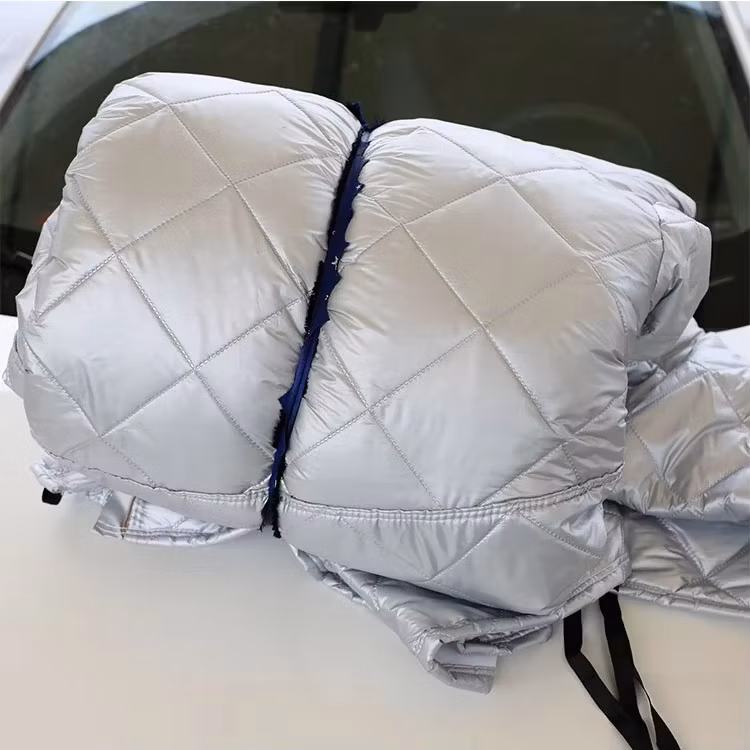 Car Half Cover Auto Cover Anti Snow Frost Ice Shield Dust Protector Heat Sun Shade Top Car