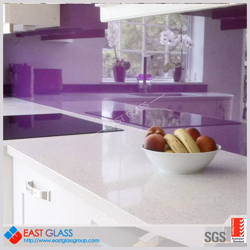 3-19mmfull Paiting Color Glass Lacquer Glass/ Clear Colored Tinted Float Glass/Reflective Glass/Tempered Glass/Laminated Glass for Home Decoration and Furniture