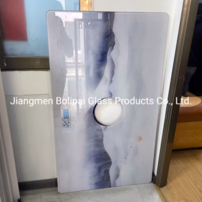Marble Design Does Not Fade Color Hot Digital Print Glass