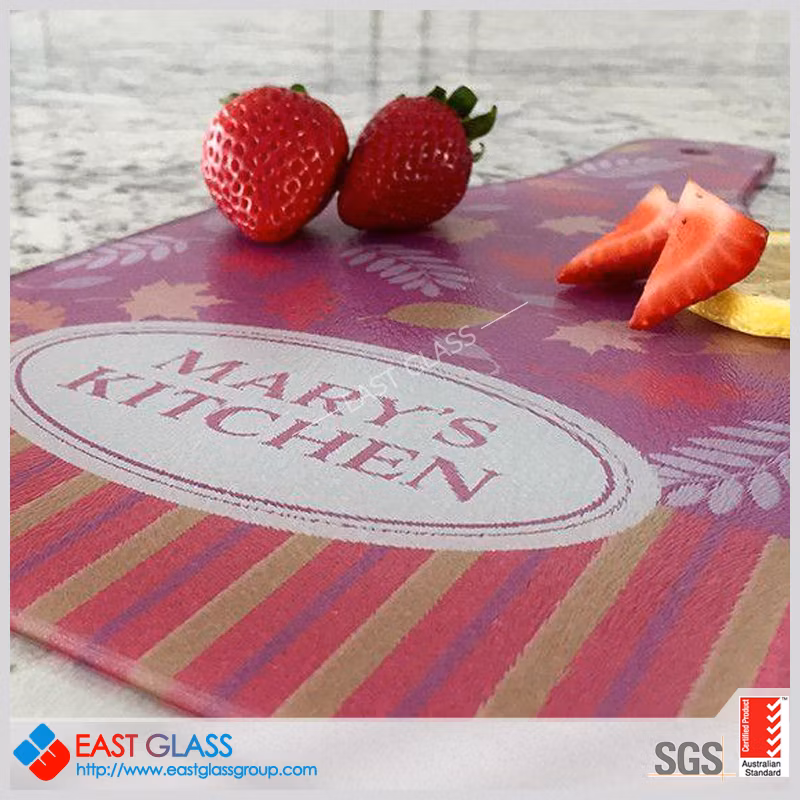 6mm8mmclear Colored Tinted Float Glass/Reflective Glass/Tempered Glass/Laminated Glass/Patterned Glass for Kitchen Glass Cutting Board with Diffirent Design