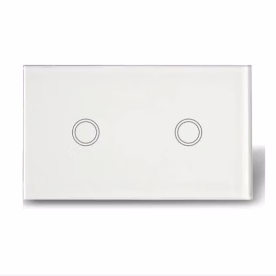 Customized 1 2 3 4 Gang WiFi Smart Touch Remote Control Switch Panel Glass for Wall Light Switch
