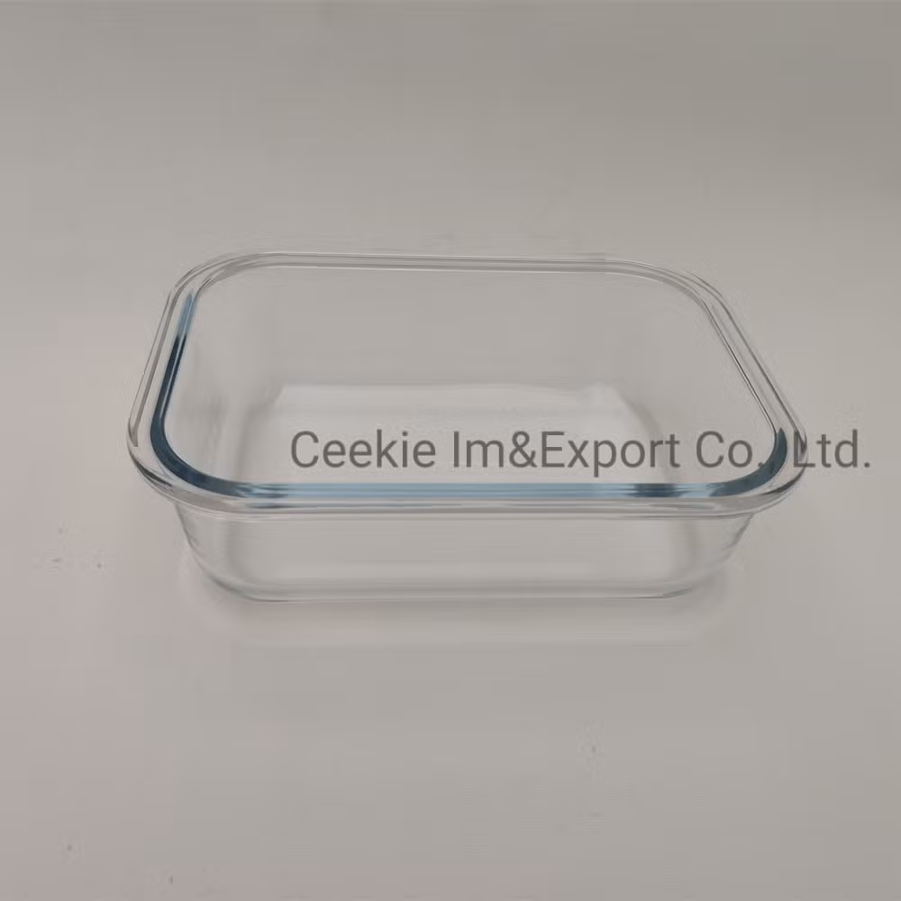 Microwaveable Lunch Box Oven Safe Kitchenware Food Container Borosilicate Glass Glassware