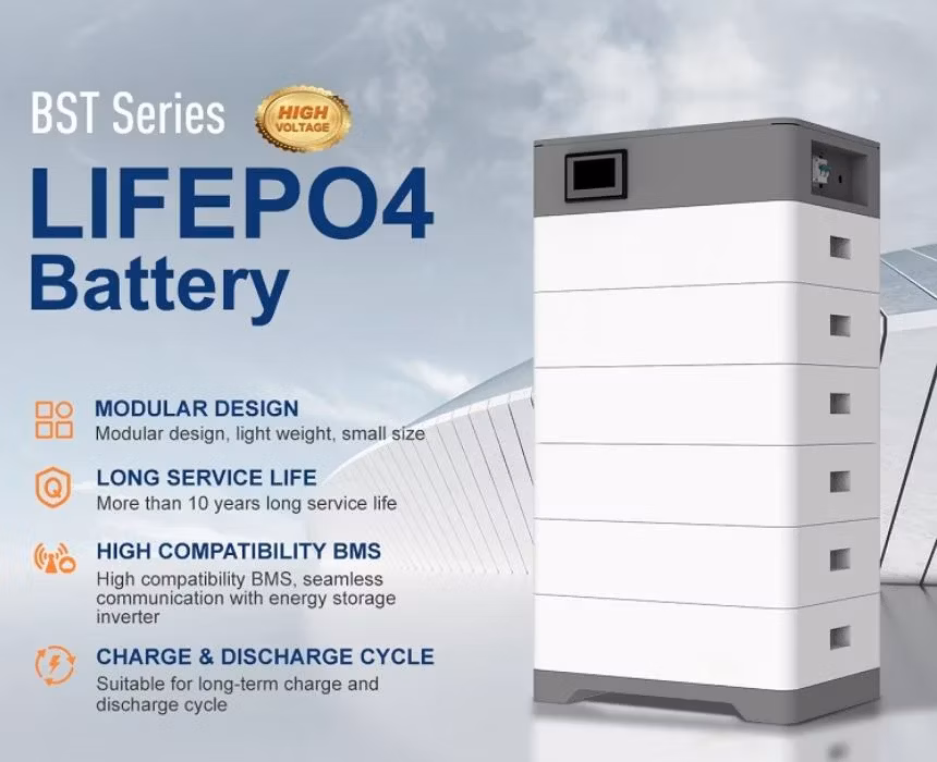 Factory Price 15kwh 20kwh 30kwh 40kwh 50kwh Stack Battery LiFePO4 Ark Hv Lithium Battery Pack Solar Energy Storage System Battery for Household Energy Storage