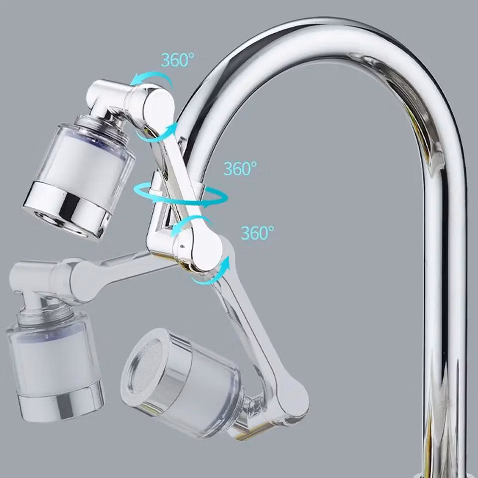 Factory Direct Sale Swivel Ball Joint 1080 Rotation Kitchen Faucet Tap Adapter Aerator Spout Shower Head Filter Nozzle Connector