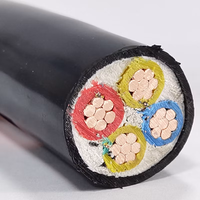 Factory Price French Type U1000 R2V RO2V Rvfv (YJV YJLV) 3 4 5 Core 10mm 16mm 25mm 35mm 50mm 70mm 95mm Rigid Copper Electric Power Installation Cable