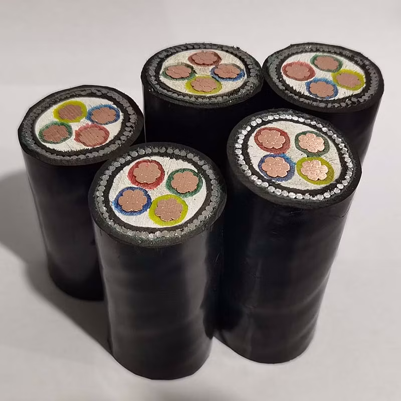 Factory Price French Type U1000 R2V RO2V Rvfv (YJV YJLV) 3 4 5 Core 10mm 16mm 25mm 35mm 50mm 70mm 95mm Rigid Copper Electric Power Installation Cable