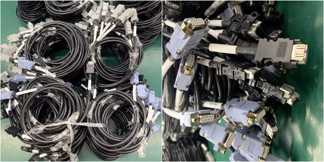Mitsubishi Servo Motor Cable Wiring Harness, 3m Connector 36210-0100pl + 36310-3200-008 10 Core 54599-1019 dB9 Wire Type Connector COM Interface