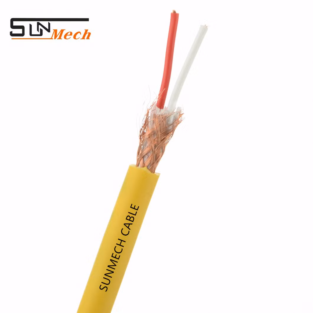 Professional Microphone Wire Low Noise OFC Mic Cable Elatic Jacket Stereo/Mono Audio Cable 1/2 Core Shielded Microphone Cable