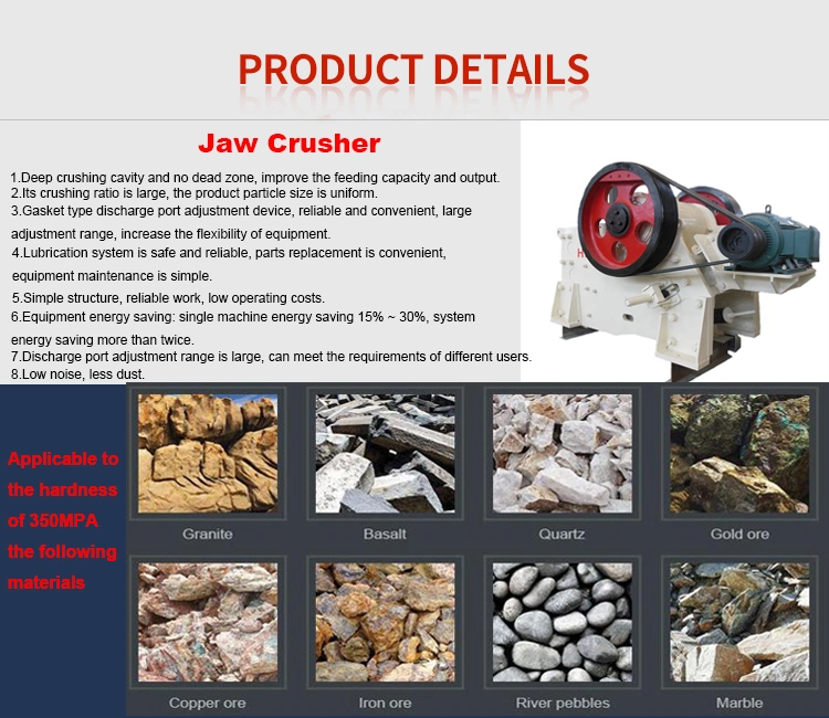 High Performance Reliable Quality C Series Portable Jaw Crusher for Sale