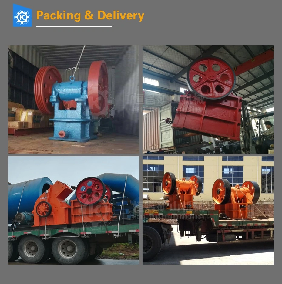 High Capacity Small Portable Stone Crusher Machine, Diesel Engine Mobile Rock Jaw Crusher