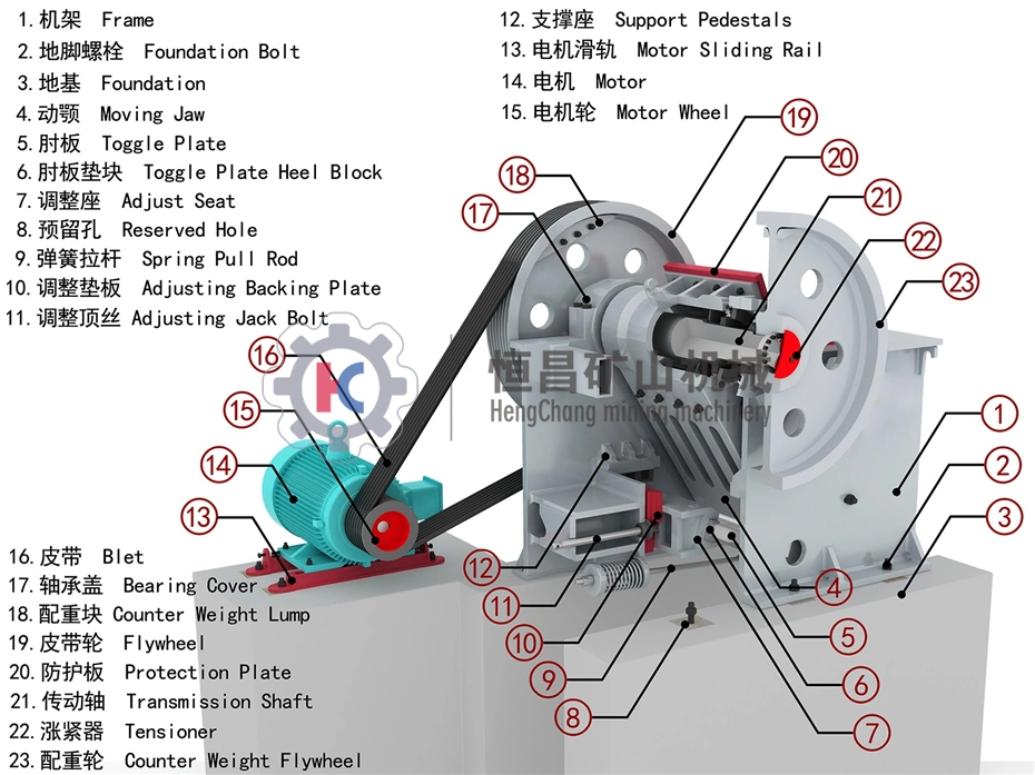 High Capacity Small Portable Stone Crusher Machine, Diesel Engine Mobile Rock Jaw Crusher