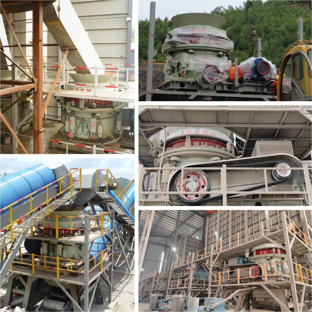 Mobile Gold Ore Iron stone Crusher Plant Large Capacity Hydraulic Cone Crusher