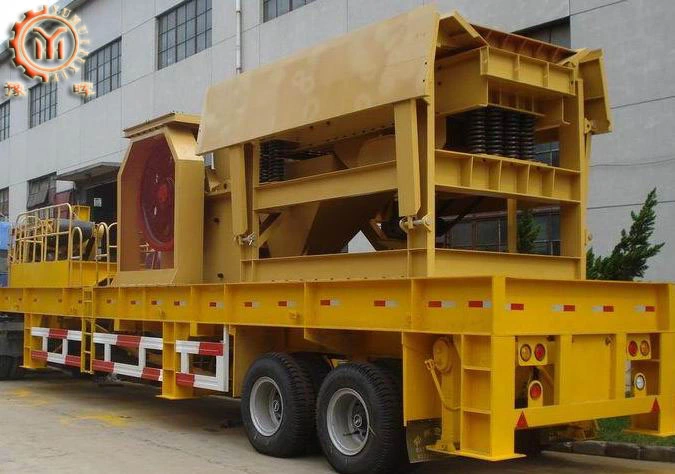 ISO9001: 2008 Approved High Efficiency Mobile Jaw Crusher Plant, Stone Crusher, Iron Ore Crusher