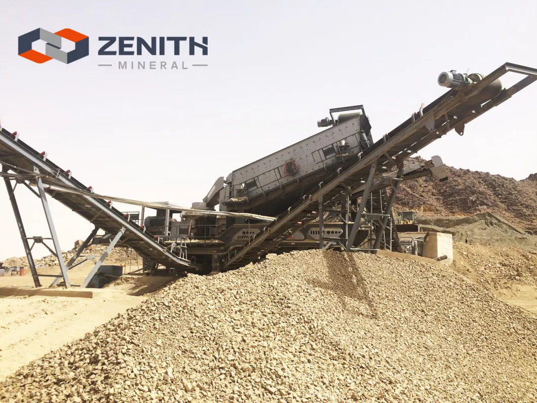 Mobile Stone Machine Jaw/Impact/Cone/Crushing for Iron Gold Ore Rock Mining Crusher Plant