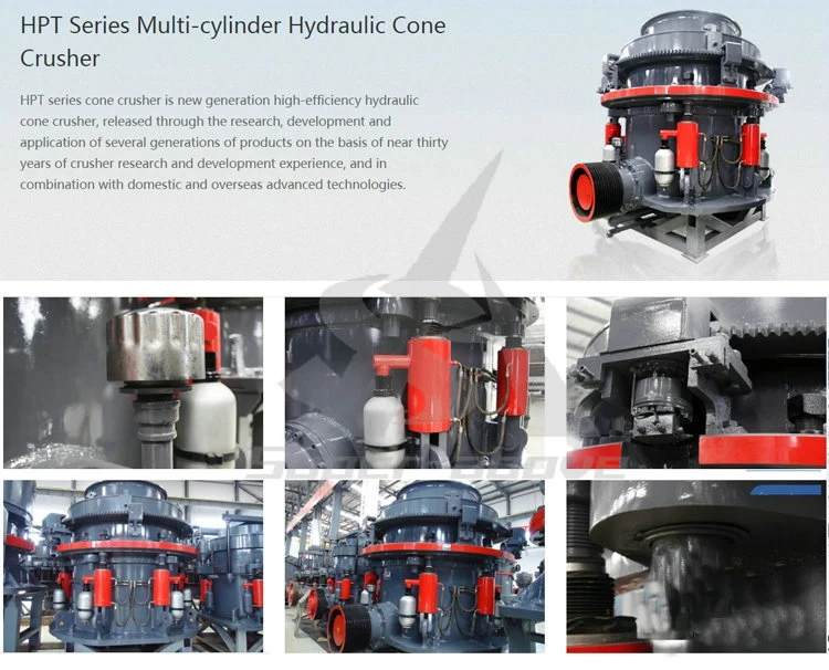 Hpt Hydraulic Cone Crusher for Stone Rock Pebble