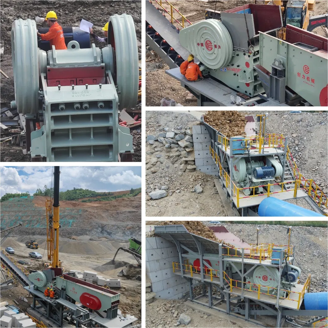 Rock Crushing Jaw Crusher Machine Portable Concrete Stone Compression crusher