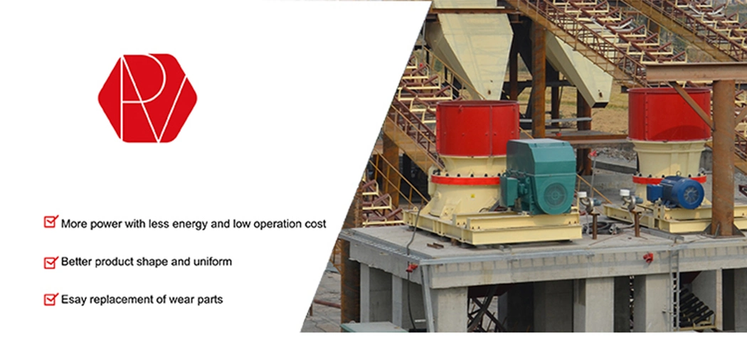 Material of Gold Iron Copper Ore Hydraulic Cone Crusher