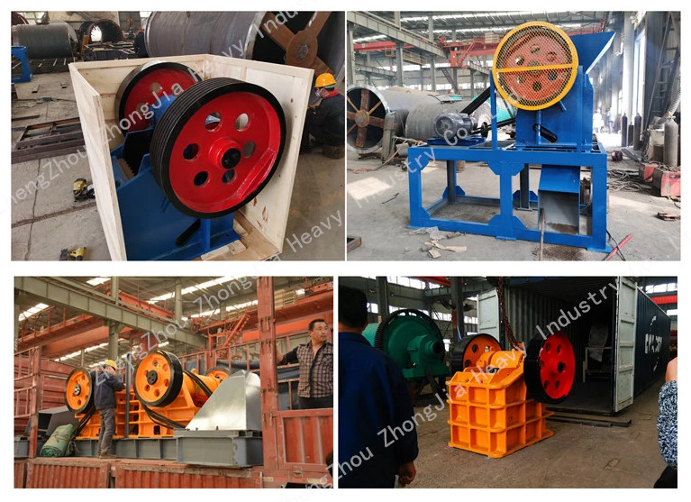 1-20tph Mining PE 150X250 250X400 Used Diesel Engine Portable Mobile Small Mini Rock Stone Breaking Jaw Crusher Price for Ore Fine Crushing Machine Equipment