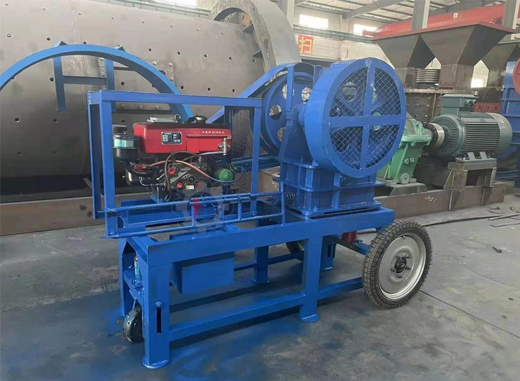 Gold Ore Rock Crushing Machine Pebble Stone Jaw Crusher Mobile Diesel Stone Crushers 400X600 Jaw Crushers for 20 Tph Gold Mining