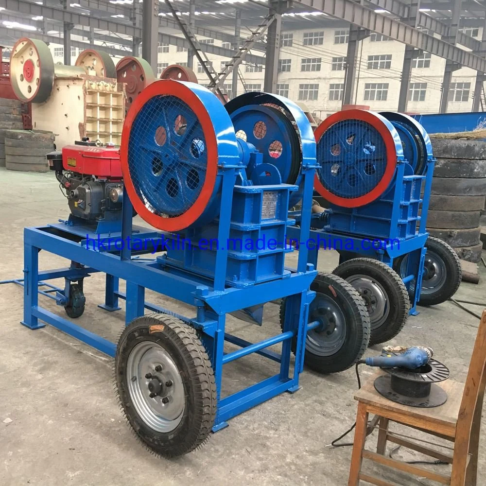 Hot Sale Diesel Small Portable Jaw Crusher