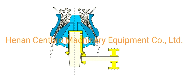 Sandstone Hydraulic Pressure Multi-Cylinder Pebble Gravel Cone Crusher Machine