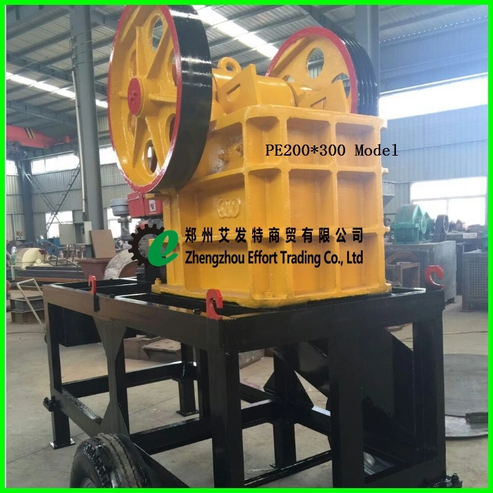 Good Performance Portable PE400*600 Jaw Crushing Plant Diesel Jaw Crusher