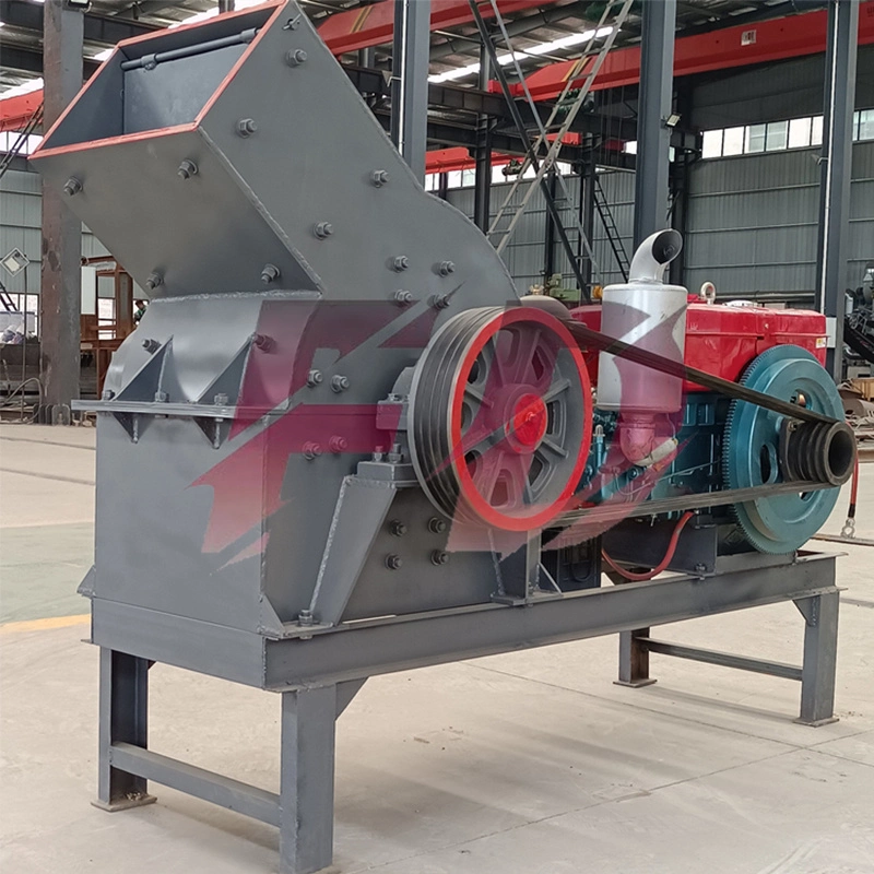 Small Iron Ore Hammer Crusher, Granite Barite Hammer Crushing Equipment, Fude Machinery