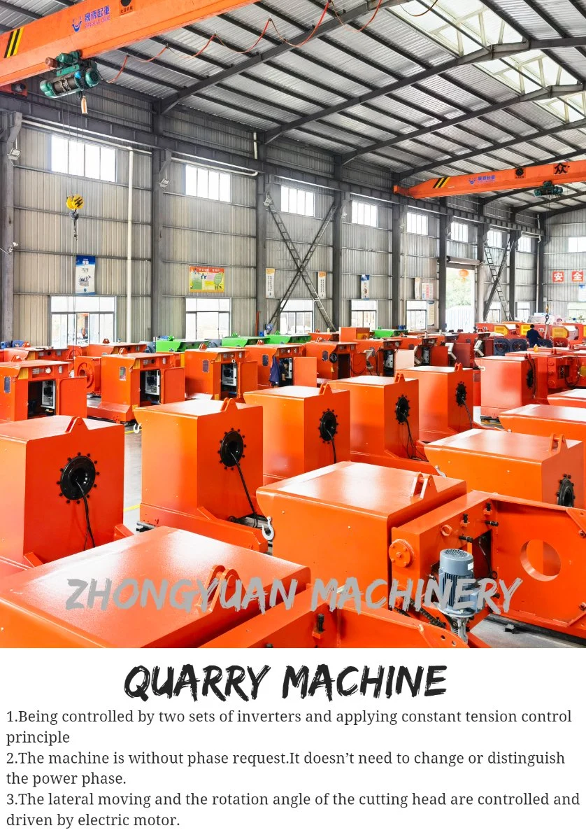 Diamond Wire Saw Machine Automatic Stone Mining 70kw