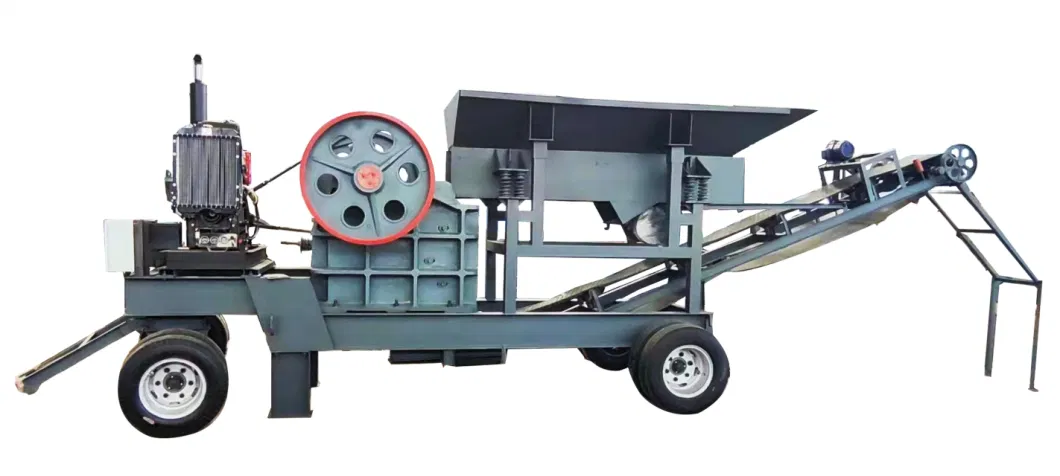 Mobile /Portable/Impact/Hammer/Roller/Stone/Rock/Limestone/Granite Jaw Crusher