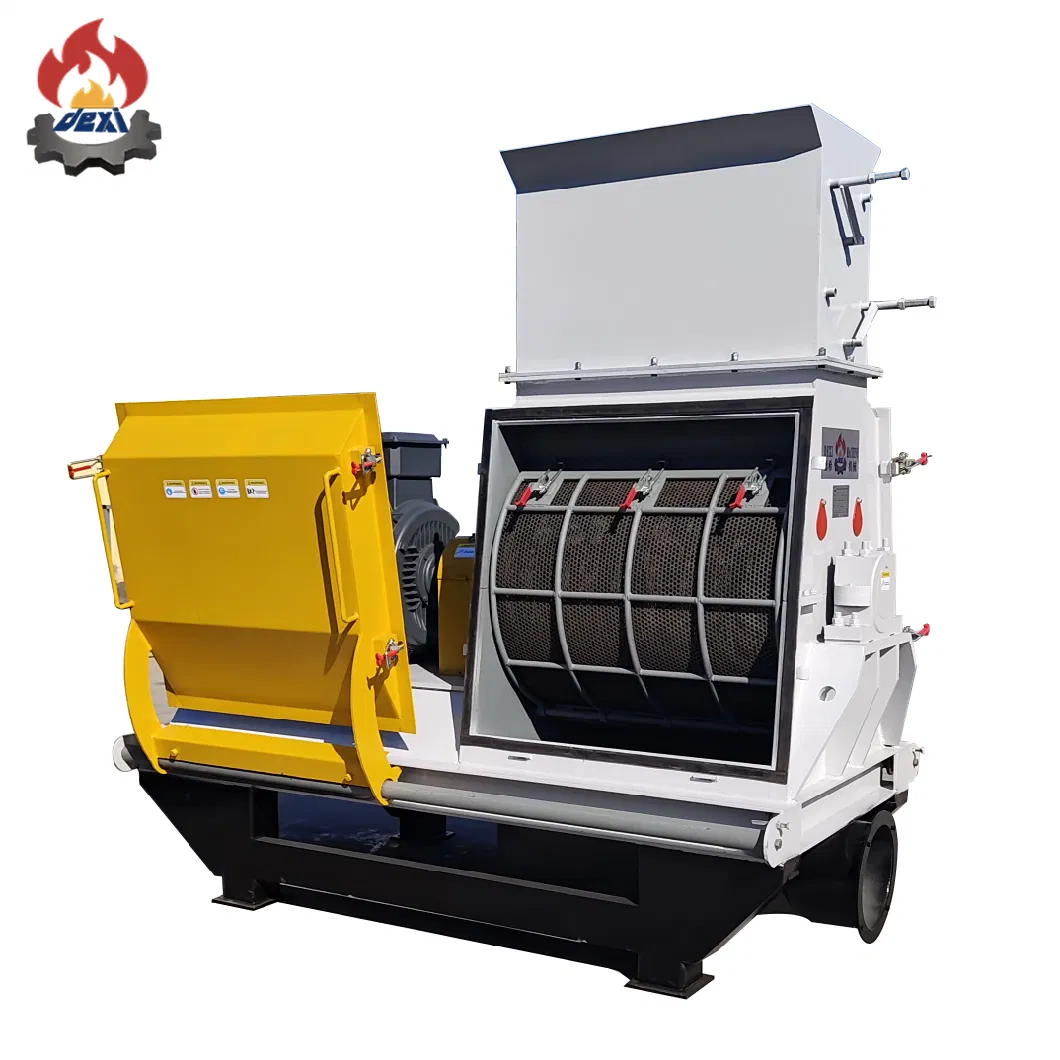 132 Kw Low Cost Wood Chips Straw Efb Veneer Waste Grain Hammer Pulverizer Grinder Crusher Machine Mill for Sale