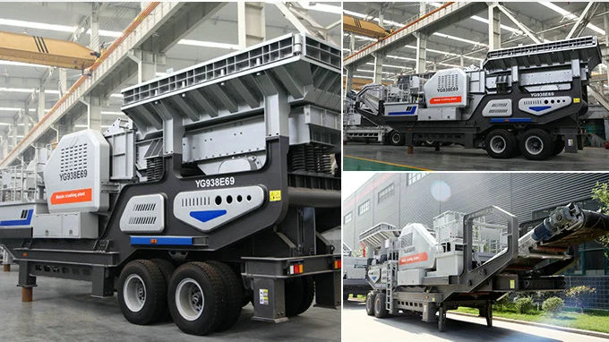 Crawler Wheel Mounted Mobile Crusher for Granite Crushing and Screening