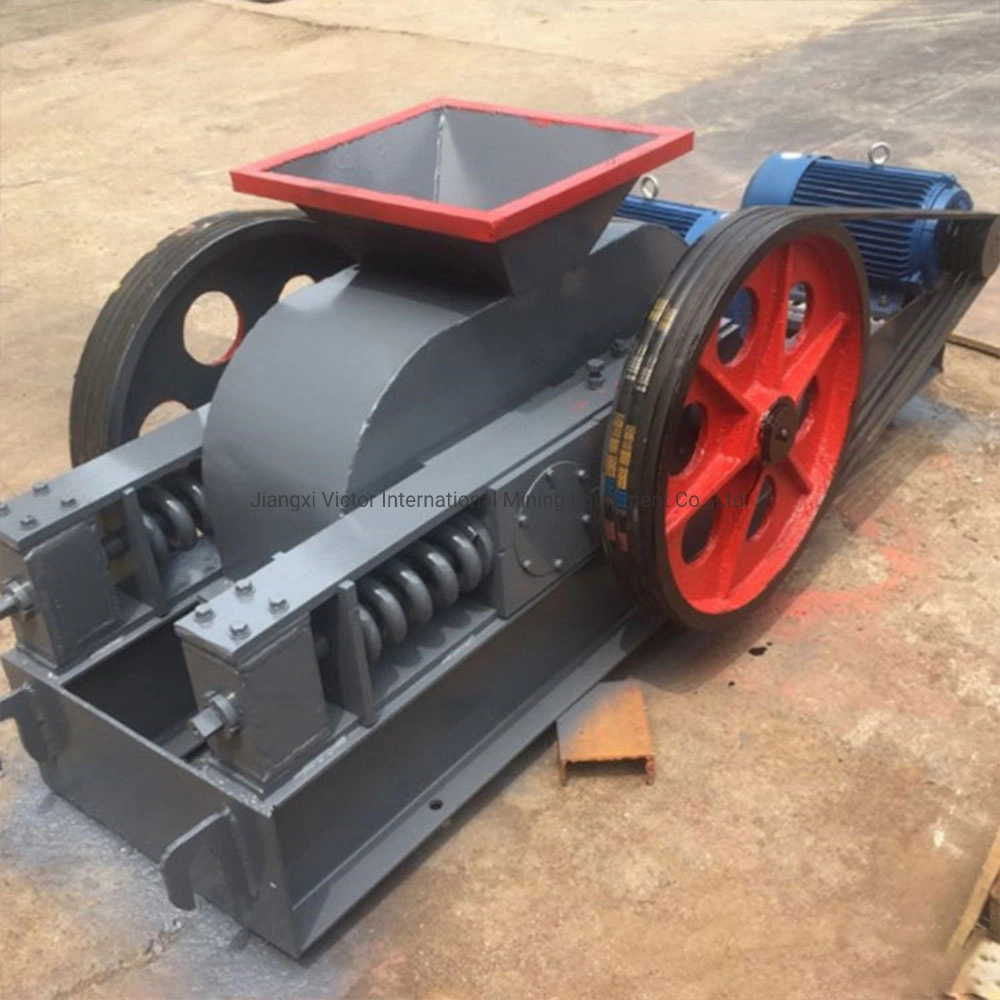 Small Scale 2pg Series Double Roll Crusher Machine for Rock, Brick, Coal, Chemical, Slag, Clay, Limestone and Graphite