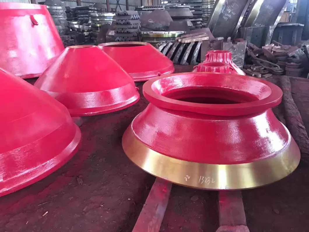 Concave Mantle Bowl Liner for Cone Crusher Manganese Steel Casting