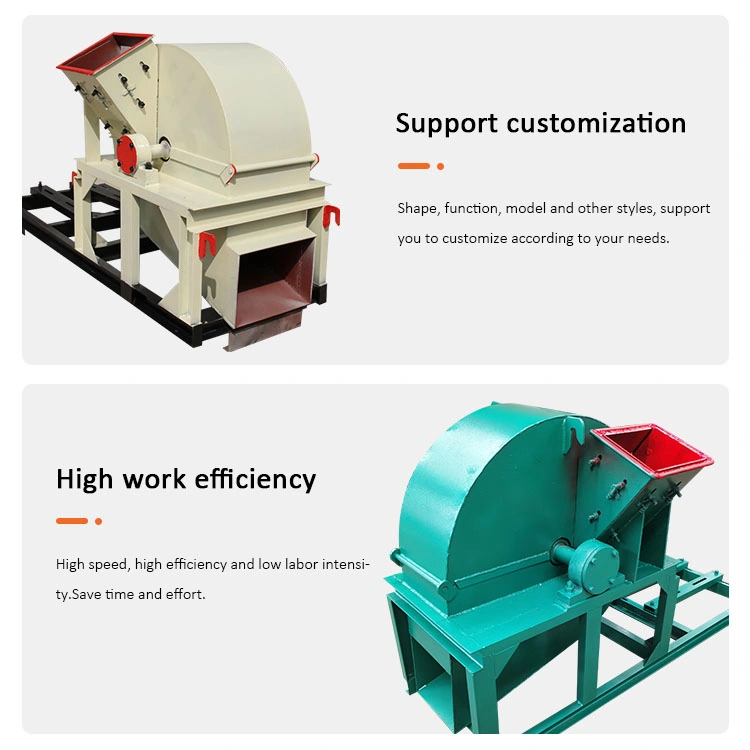 Wood Garden Machine Mini Industrial Chipper Shredder Wood Crusher Sawdust Mobile Crusher