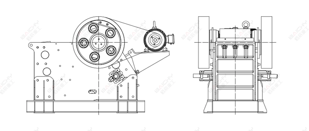 Compact Stone Crusher European Jaw Crusher C106 C125 Limestone Granite Basalt Ballast Gold Ore Crushing Machine